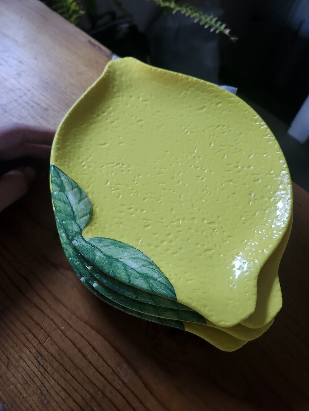 🍋Set Of 4 Decorative Lemon Side Plates. Home Decor, Kitchen